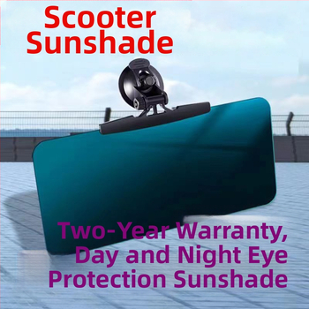 Vizor solar acrilic pentru scutere și tricicluri, montaj cu ventuză, protecție UV și izolație termică