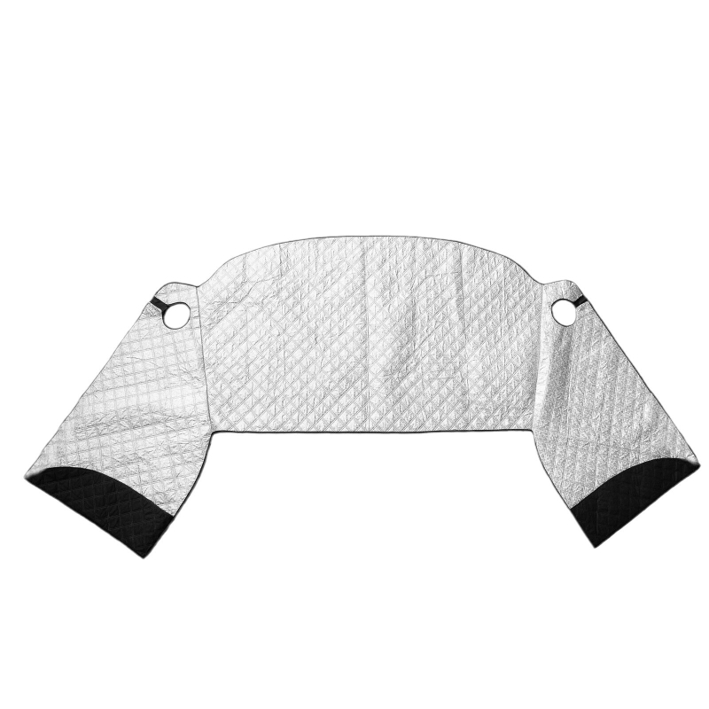 Κάλυμμα παρμπρίζ για μπροστινά και πλαϊνά παράθυρα | Αλουμινόφυλλο, ενσωματωμένη εγκατάσταση, 700 g, καρό μοτίβο, παχύτερο μινιμαλιστικό στυλ