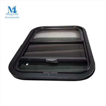 Αλουμινοκραμα αυτοκινήτου παραθύρου με εσωτερικό πλέγμα, συρόμενο για RV — Μάρκα Minsk, Μοντέλο 20200818, Υλικά: κράμα αλουμινίου, θερμοσκληρυμένο γυαλί