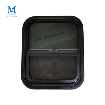 Αλουμινοκραμα αυτοκινήτου παραθύρου με εσωτερικό πλέγμα, συρόμενο για RV — Μάρκα Minsk, Μοντέλο 20200818, Υλικά: κράμα αλουμινίου, θερμοσκληρυμένο γυαλί