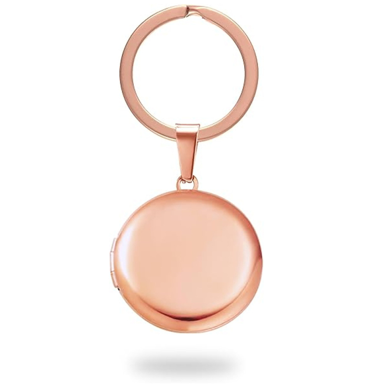 Persiku-sirds formā nerūsējošā tērauda kulons, atslēgu vāciņš, atsevišķi iepakots, dabiskā stila, ar lāzera gravējumu teksta vai fotogrāfiju