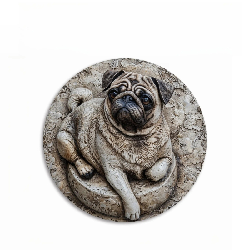 Κυκλικός διακοσμητικός πάνελ από αλουμίνιο με εκτύπωση νεκρής φύσης – χωρίς πλαίσιο, προσαρμόσιμο