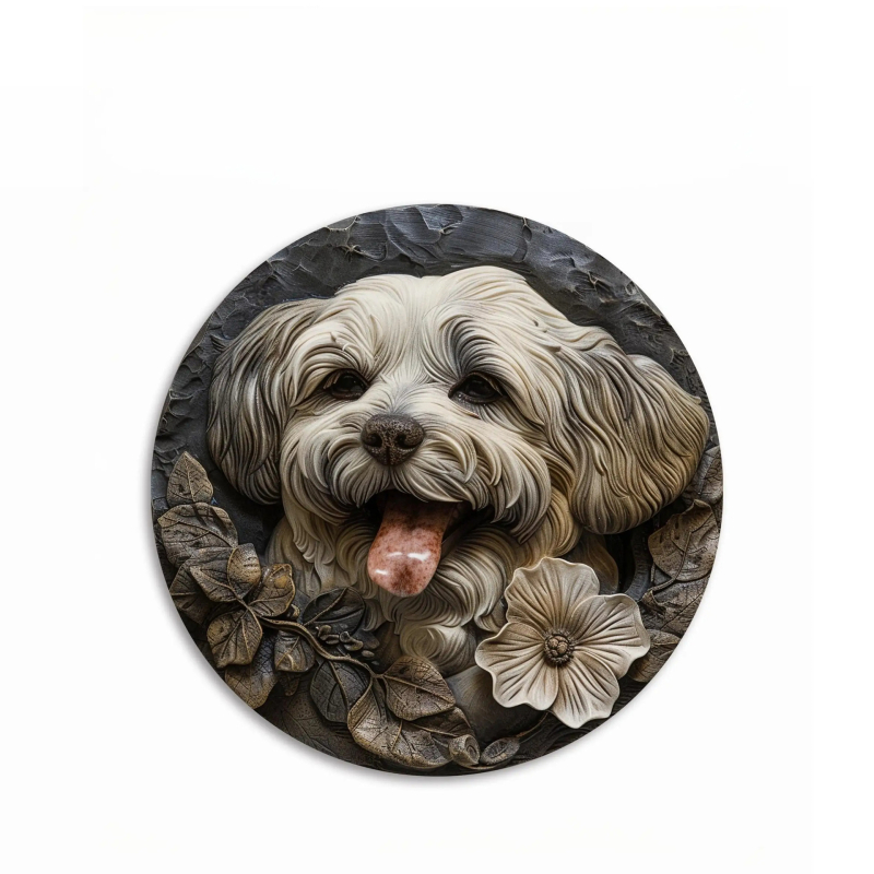 Κυκλικός διακοσμητικός πάνελ από αλουμίνιο με εκτύπωση νεκρής φύσης – χωρίς πλαίσιο, προσαρμόσιμο