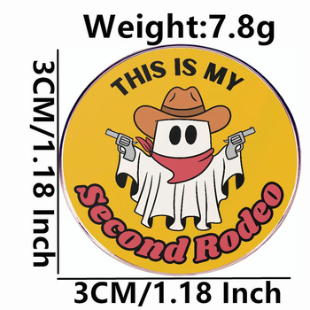 Broša no sakausējuma, Oriģināls karikatūras dizains, Elektroplatinga virsma, Dekorācija, Regulējama