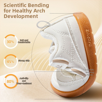 Zīdaiņu ziemas kurpes staigāšanai – augšējais materiāls mikrofibra āda, iekšējā odere vilna, Velcro aizdare, vecums 12–48 mēneši, pretslīdes, siltas, izturīgas.