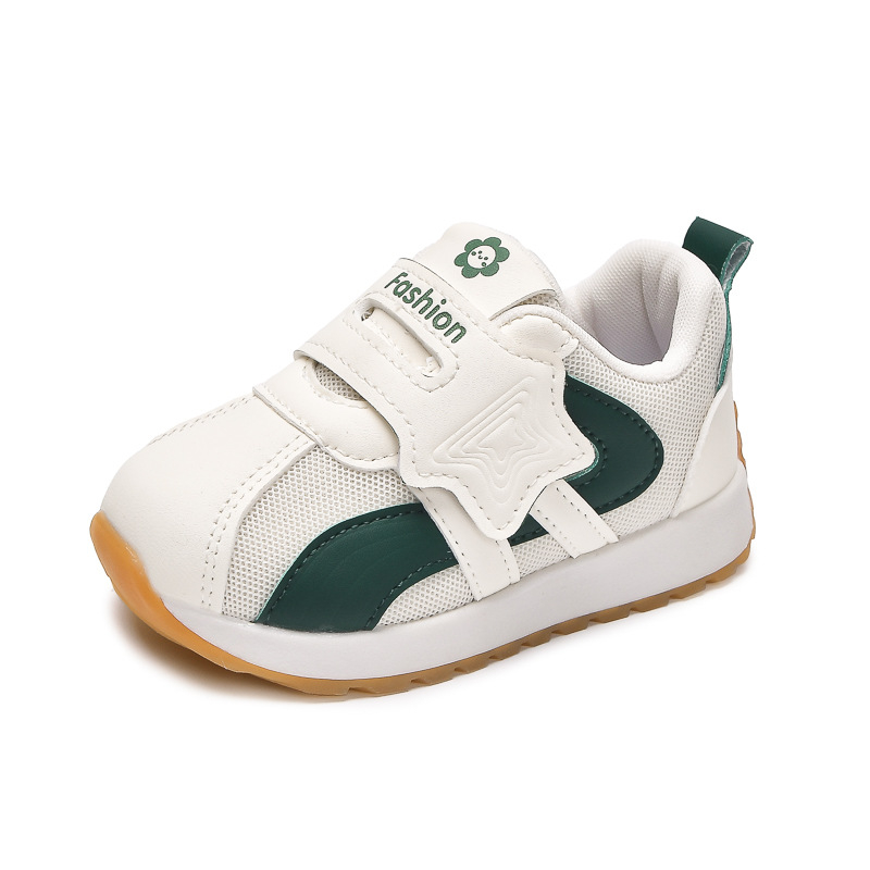 Forrest Gump zīdaiņu kurpes 1–6 gadu vecumam | augšējā daļa PU+siets, elpojošas | Velcro aizdare, TPR zole