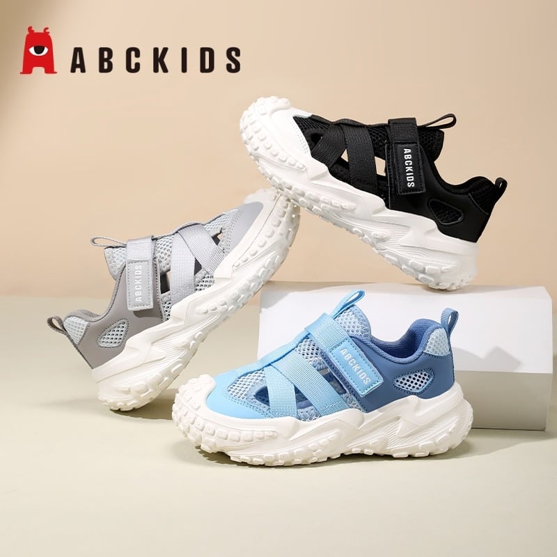 Unisex παιδικά παπούτσια για τρέξιμο με δίχτυ επάνω μέρος, Velcro κλείσιμο, σόλα EVA για ηλικίες 4–16