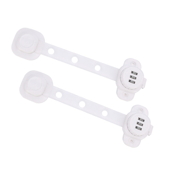 Πολυλειτουργικό σύστημα ασφαλούς κλειδώματος για συρτάρια ψυγείου — σχέδιο φιλικό προς τα παιδιά; πλαστική κατασκευή; κλειδαριά συνδυασμού — (Μάρκα: Geek; Εισαγωγή: Όχι)