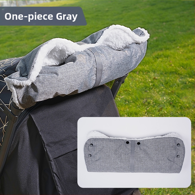 Κάλυμμα γαντιών για καρότσι μωρού με ομπρέλα – Ανθεκτικό στον άνεμο, παχυνθείσα επένδυση fleece, Υλικά: Oxford ύφασμα / μαλλί προβάτου