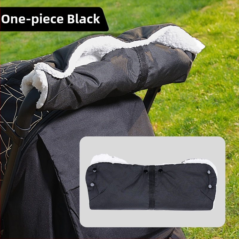 Κάλυμμα γαντιών για καρότσι μωρού με ομπρέλα – Ανθεκτικό στον άνεμο, παχυνθείσα επένδυση fleece, Υλικά: Oxford ύφασμα / μαλλί προβάτου