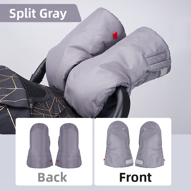 Κάλυμμα γαντιών για καρότσι μωρού με ομπρέλα – Ανθεκτικό στον άνεμο, παχυνθείσα επένδυση fleece, Υλικά: Oxford ύφασμα / μαλλί προβάτου