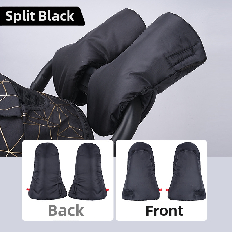 Κάλυμμα γαντιών για καρότσι μωρού με ομπρέλα – Ανθεκτικό στον άνεμο, παχυνθείσα επένδυση fleece, Υλικά: Oxford ύφασμα / μαλλί προβάτου