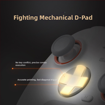 GameSir Morning Star 2 belaidis žaidimų valdiklis su Bluetooth ir USB, skirtas PC, Switch, iOS ir Android, su vibruojančiu ir Hall jutikliu