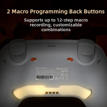 GameSir Morning Star 2 belaidis žaidimų valdiklis su Bluetooth ir USB, skirtas PC, Switch, iOS ir Android, su vibruojančiu ir Hall jutikliu
