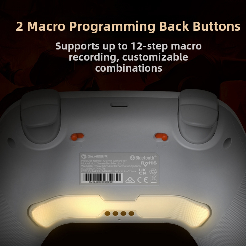 GameSir Morning Star 2 Безжичен геймпад с Bluetooth и USB, за PC, Switch, iOS и Android, с вибрация и Hall ефект сенсор
