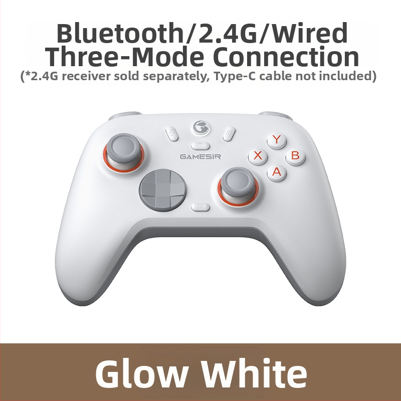 GameSir Morning Star 2 belaidis žaidimų valdiklis su Bluetooth ir USB, skirtas PC, Switch, iOS ir Android, su vibruojančiu ir Hall jutikliu