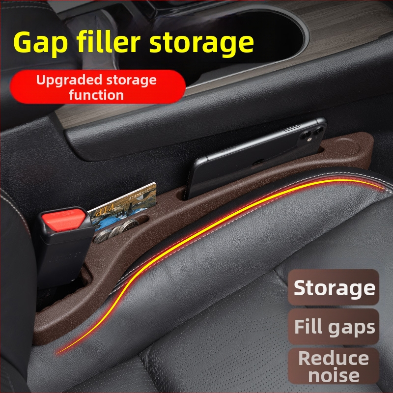 Λωρίδα γέμισμα κενών ανάμεσα στα καθίσματα αυτοκινήτου - καουτσούκ, απλό στυλ, αποτρέπει πτώση αντικειμένων, μάρκα XINYI