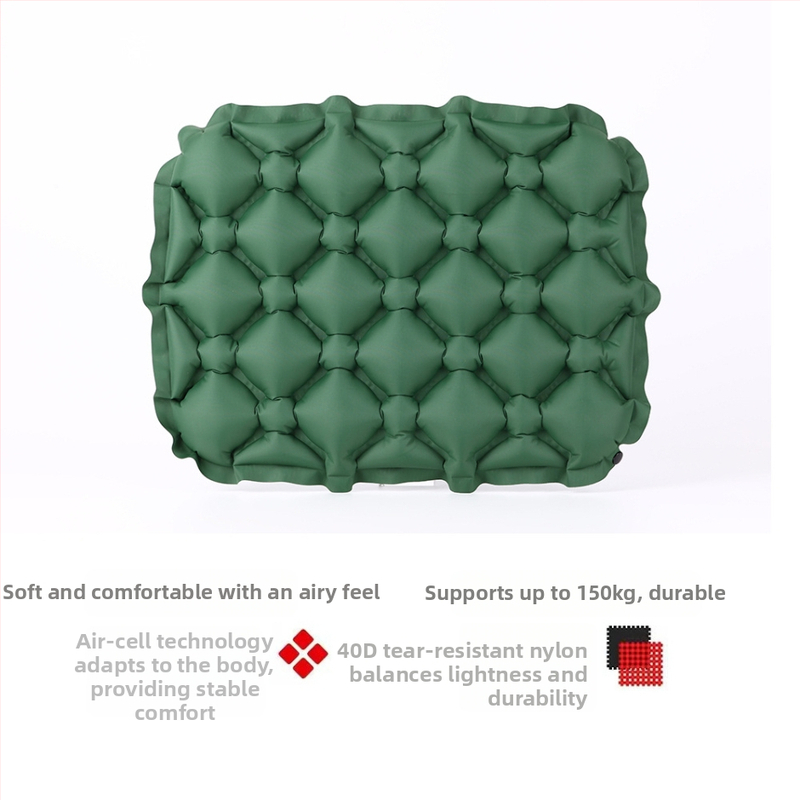 Υπαίθρια φουσκωτή μαξιλαροθήκη για κάμπινγκ – ανθεκτικό στην υγρασία, ελαφριά, μοντέλο MXZ-D100, υλικό 40d νάιλον με TPU επίστρωση, βάρος 90 g