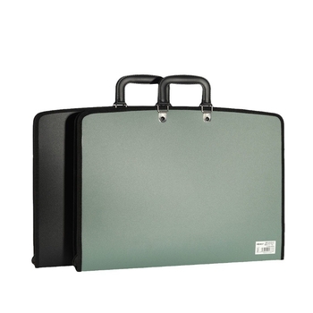 Τσάντα σκίτσων μεγάλου χωρητικότητας για φοιτητές τέχνης, μοντέλο F6121, υλικό PP, εκτυπωμένο λογότυπο, 2 θήκες