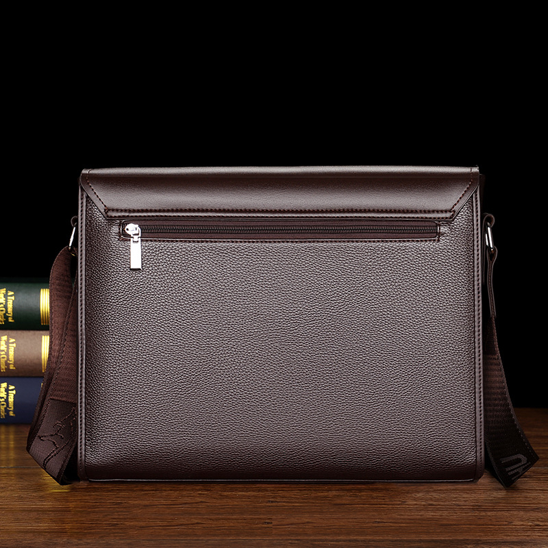 Vīriešu crossbody somiņa, PU materiāls, ūdensizturīga un nodilumizturīga, pilsētas minimālistiskais stils, AOGUANDAISHU