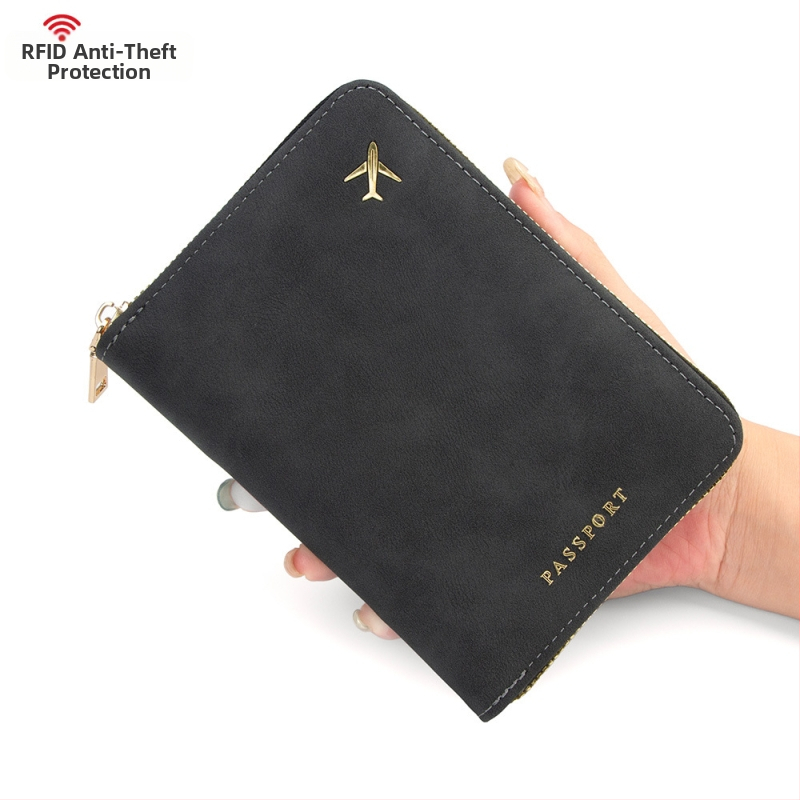 Θήκη για Διαβατήριο και Έγγραφα | Υλικό PU με επένδυση PU, Unisex, Στυλ χαλαρού ταξιδιού, Αποθήκευση и προστασία από κλοπή, Άνοιξη 2025