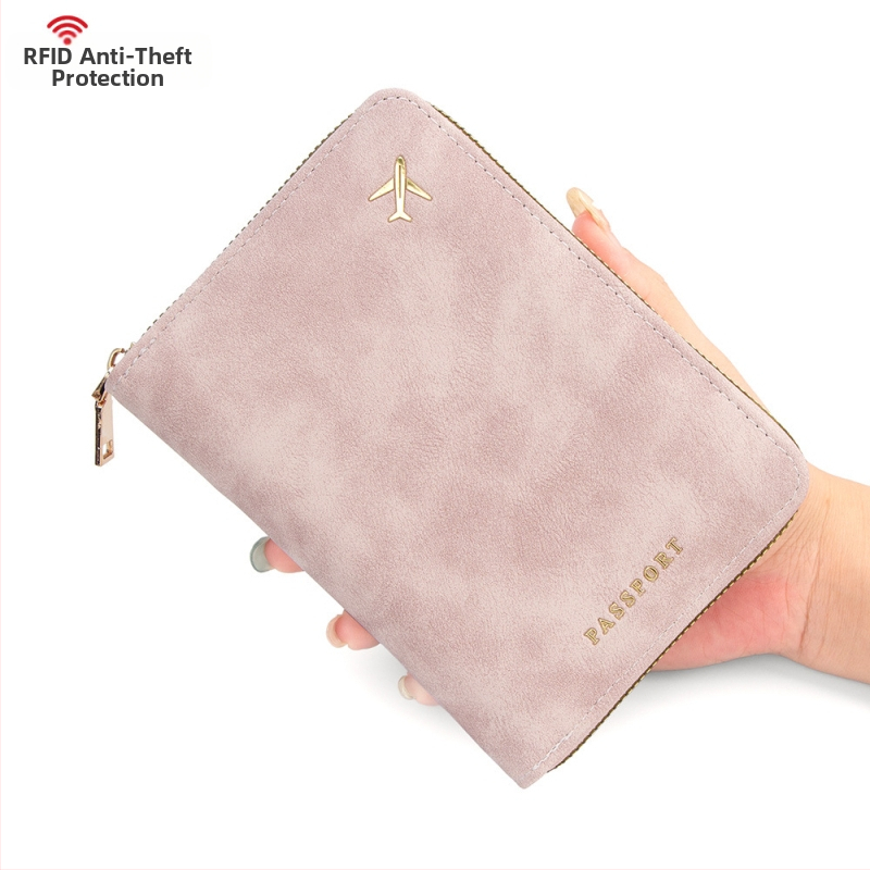 Θήκη για Διαβατήριο και Έγγραφα | Υλικό PU με επένδυση PU, Unisex, Στυλ χαλαρού ταξιδιού, Αποθήκευση и προστασία από κλοπή, Άνοιξη 2025
