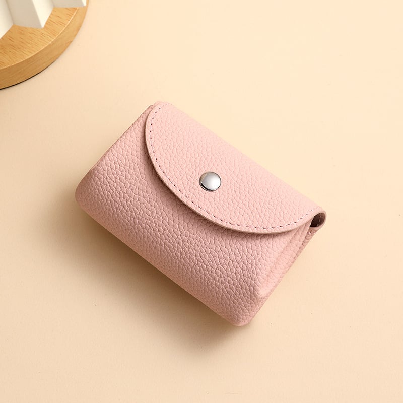 PU Δερμάτινο Μίνι Πορτοφόλι Κέρματα με Μοτίβο Lychee, Μίνι Πορτοφόλι για Κάρτες, Επένδυση Πολυεστέρα, Καθημερινή Χρήση, Φθινόπωρο 2024