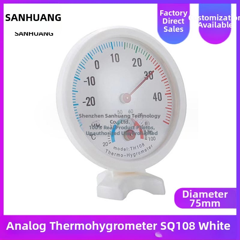Termohigrometru cu indicator pentru încăperi – măsoară temperatura și umiditatea, precizie standard