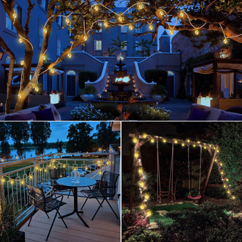 Ηλιακή λάμπα με κάνναβιτικό σχοινί για εξωτερικούς χώρους, IP65 αδιάβροχη, λαμπτήρας με χαλκού σύρμα, ηλιακή τροφοδοσία, είσοδος 5V, 0.06W