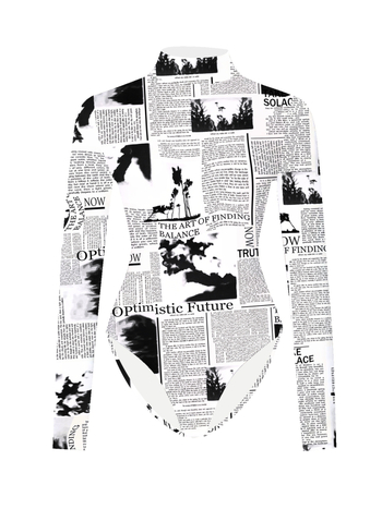 Ολόσωμο κορμάκι με μακριά μανίκια, εκτύπωση με γράμματα, ψηλή λαιμόκοψη, στενή εφαρμογή, street European-American στυλ (GG009)