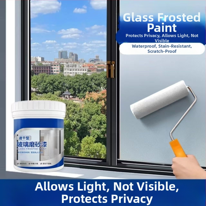 Βαφή υδατικής βάσης με ματ φινίρισμα για γυαλί σε γραφεία και μπάνια – σκίαση πόρτων και παραθύρων, ιδιωτικότητα, φιλική προς το περιβάλλον
