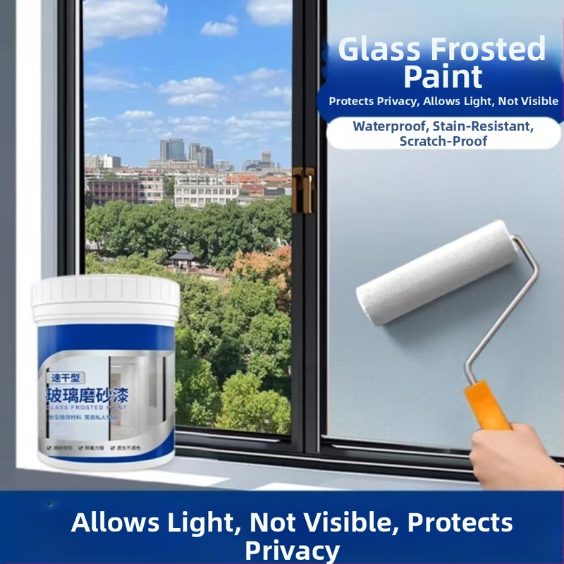 Βαφή υδατικής βάσης με ματ φινίρισμα για γυαλί σε γραφεία και μπάνια – σκίαση πόρτων και παραθύρων, ιδιωτικότητα, φιλική προς το περιβάλλον