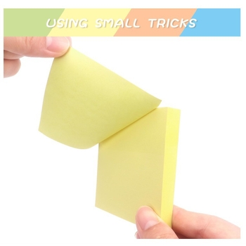 Hyhpsyj līmes piezīmes, augsta pielipšanas spēja, 100 lapas, studentiem un birojam