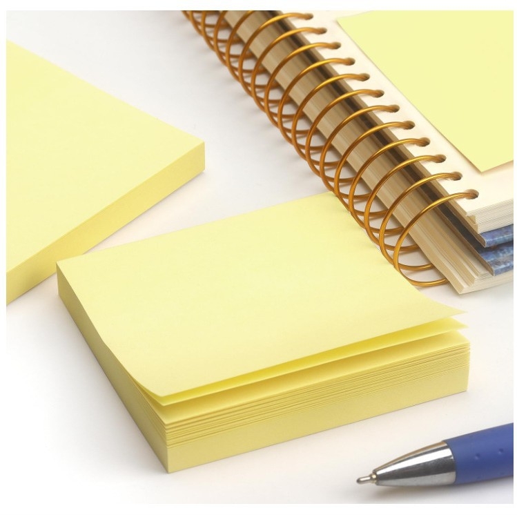 Hyhpsyj līmes piezīmes, augsta pielipšanas spēja, 100 lapas, studentiem un birojam