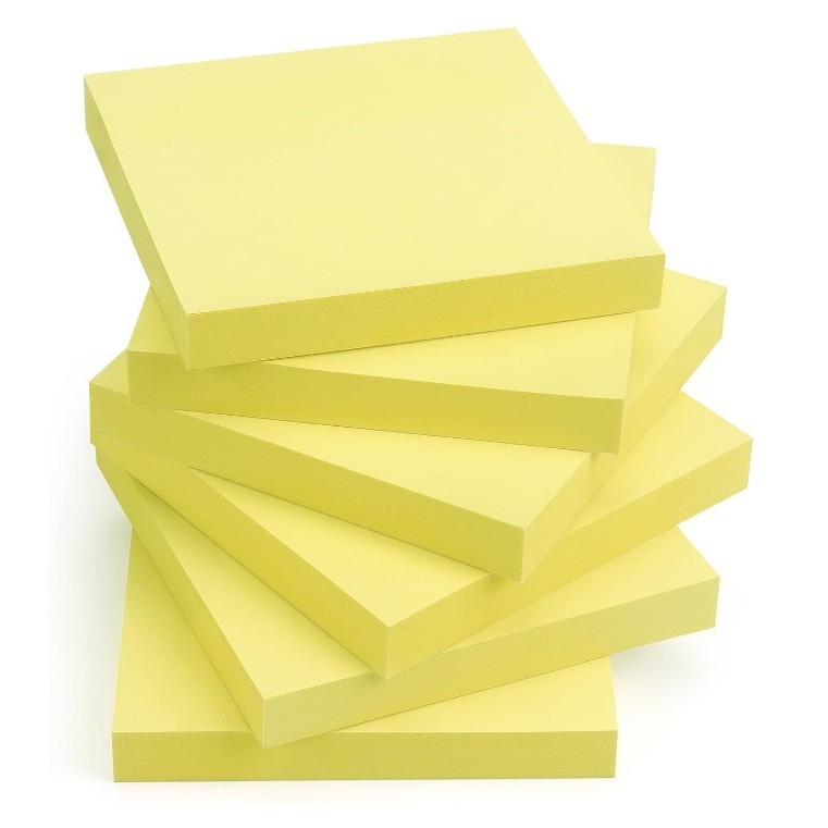 Hyhpsyj līmes piezīmes, augsta pielipšanas spēja, 100 lapas, studentiem un birojam