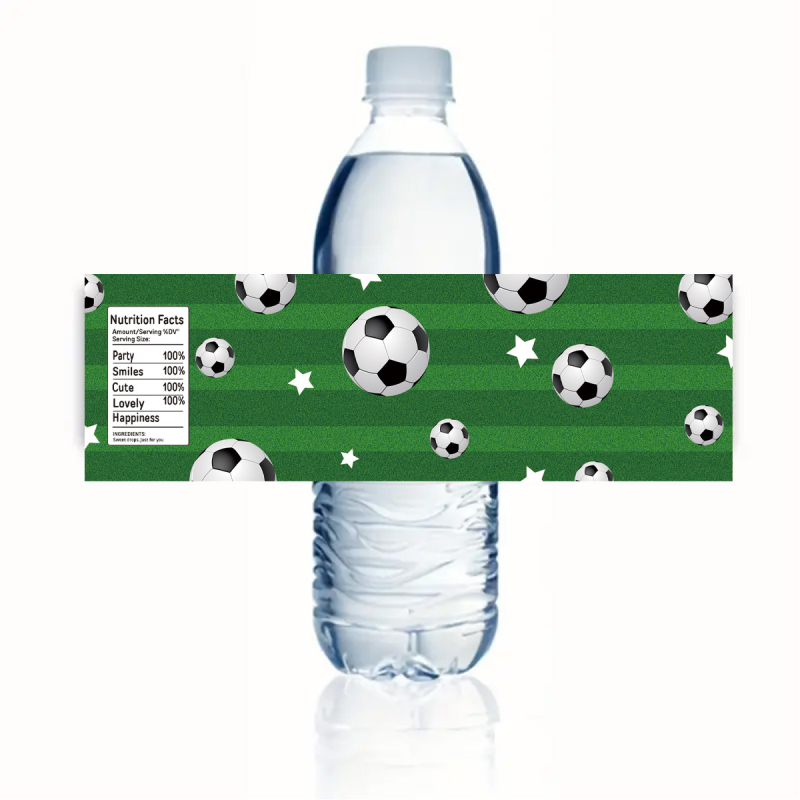 Ετικέτα φιάλης νερού, καρτούν στυλ, υλικό χαρτί, pull-flag, αξεσουάρ διαμόρφωσης σκηνής