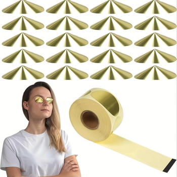 Acu aizsardzības uzlīmes – zobveidīgā forma, PP pašlīmējošās, izgriezta ar die-cut, biezums 0,1, videi draudzīgs ūdens bāzes līme