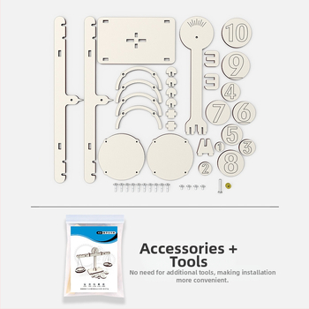 STEM εκπαιδευτικό ξύλινο παιχνίδι: DIY πολυλειτουργικά πειράματα επιστήμης με ζύγι ισορροπίας για νοητική ανάπτυξη, 4–6 ετών.