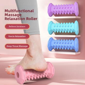 Kāju masāžas rulīte ar akupunktūras punktu stimulāciju un kneading masāžu – jogas kāju ierīce