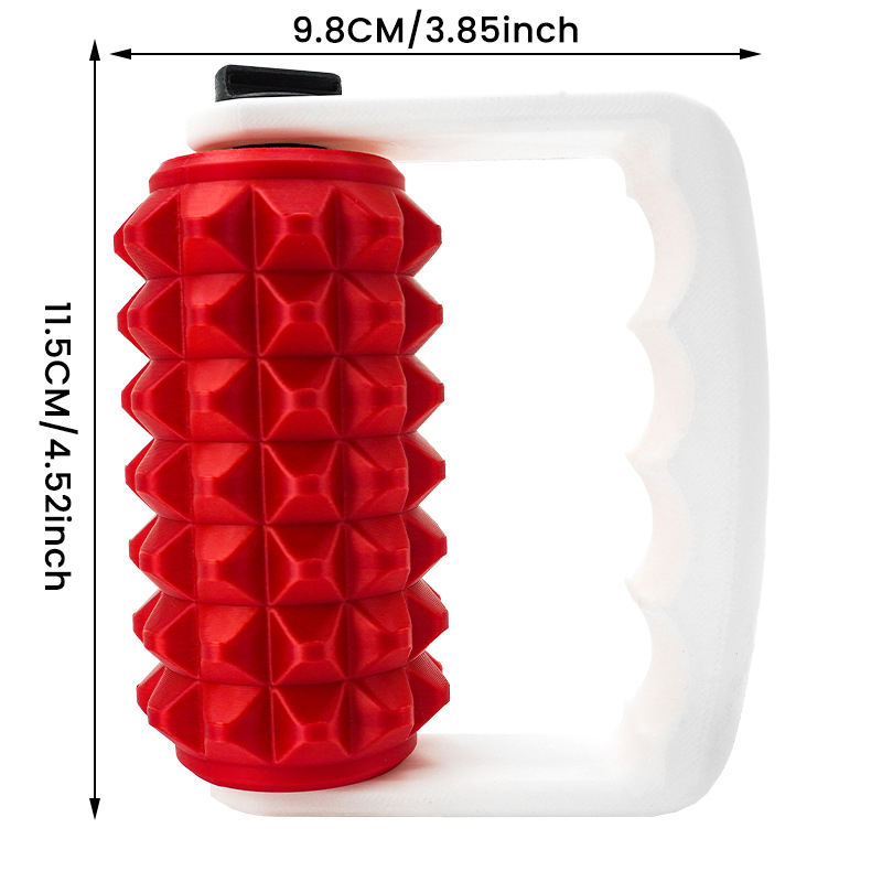 Χειροκίνητο μασάζ κεφαλής σε σχήμα μήλου, μασαζικός κύλινδρος, 1 ταχύτητα, κυκλική κεφαλή μασάζ, μοντέλο 2025