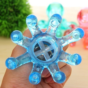 Пластмасов масажор с форма на октопод за глава, талия и гръб – акупресурен масаж, измиващ се, без захранване