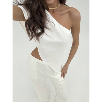 Slim-Fit λινό πουκάμισο με τετραπύρη ελαστικότητα, color-blocking μοτίβο, ευρύ γιακά, μανίκι 7/10