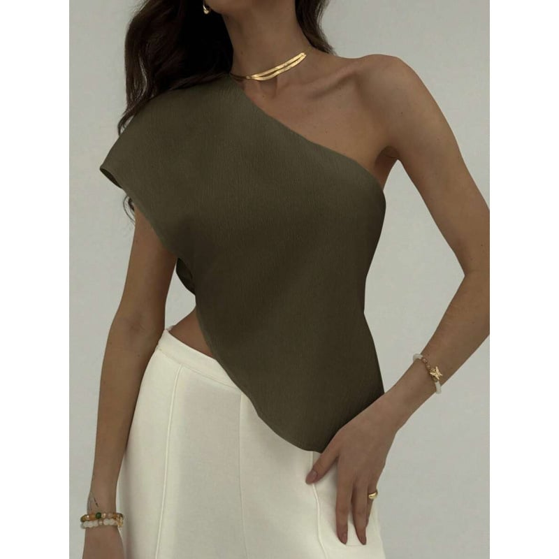 Slim-Fit λινό πουκάμισο με τετραπύρη ελαστικότητα, color-blocking μοτίβο, ευρύ γιακά, μανίκι 7/10