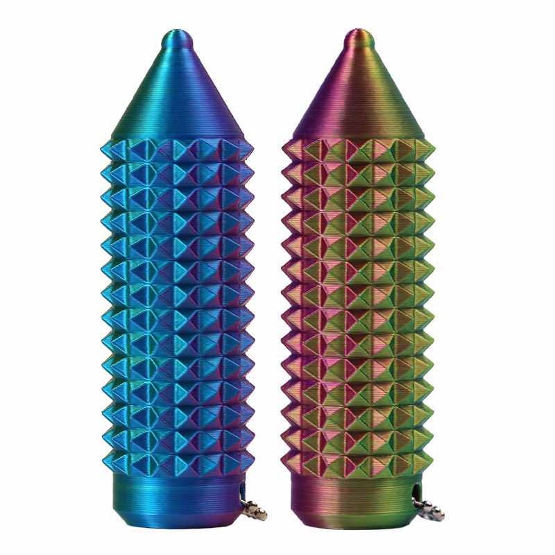 Κωνική μασάζ ράβδος για ανακούφιση άγχους, 3D εκτύπωση PLA, μοντέρνο στυλ τέχνης, δυνατότητα προσαρμογής