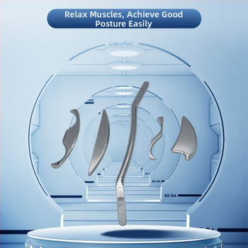 Професионален нож за фасция, гуаша плоча за мускули и сухожилия, комплект за масаж и отпускане на шийния отдел