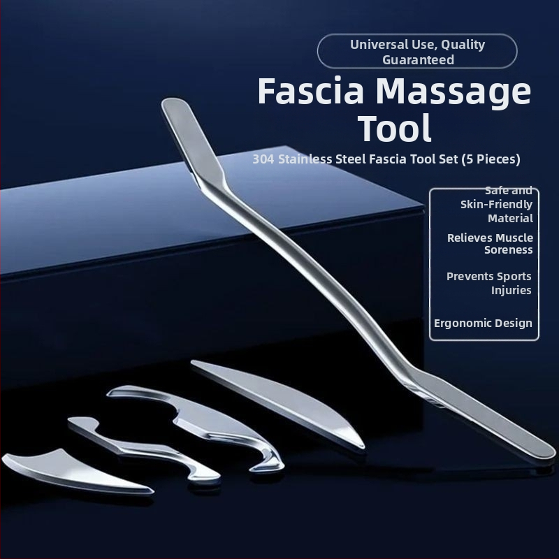 Szakmai fascia kés, gua sha tábla izom- és ín átmozgató készlet, teljes masszázs készlet, nyaki gerinc ellazítása
