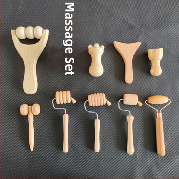 Μασάζερ πλάτης ολόκληρου σώματος — ώμοι και πλάτη, πολυλειτουργικός κύλινδρος, από ξύλο (Μάρκα: Zuo zhi; Υλικό: ξύλο; Έλεγχος: Μηχανικός)