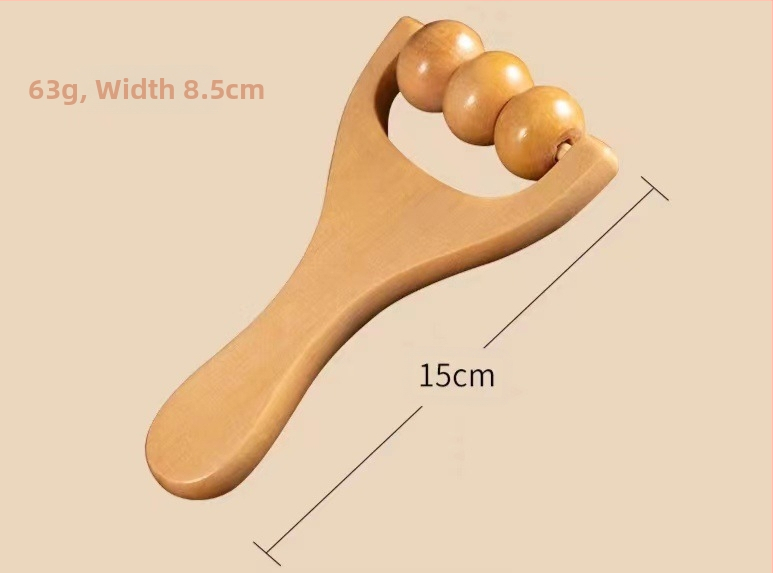 Μασάζερ πλάτης ολόκληρου σώματος — ώμοι και πλάτη, πολυλειτουργικός κύλινδρος, από ξύλο (Μάρκα: Zuo zhi; Υλικό: ξύλο; Έλεγχος: Μηχανικός)