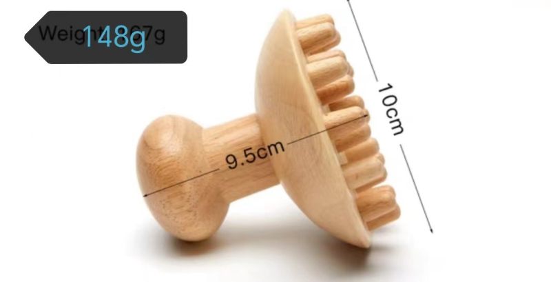 Μασάζερ πλάτης ολόκληρου σώματος — ώμοι και πλάτη, πολυλειτουργικός κύλινδρος, από ξύλο (Μάρκα: Zuo zhi; Υλικό: ξύλο; Έλεγχος: Μηχανικός)