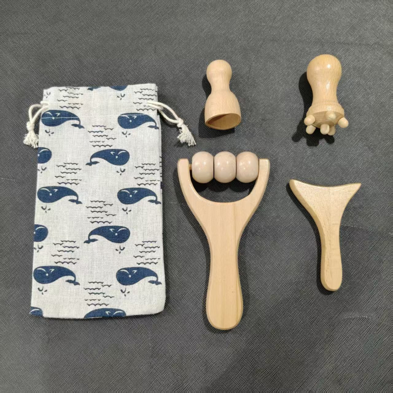 Μασάζερ πλάτης ολόκληρου σώματος — ώμοι και πλάτη, πολυλειτουργικός κύλινδρος, από ξύλο (Μάρκα: Zuo zhi; Υλικό: ξύλο; Έλεγχος: Μηχανικός)